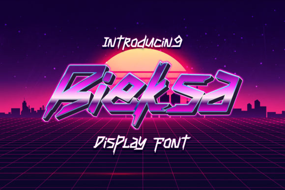 Bieksa: The Ultimate Sharp Display Font for Modern Branding
