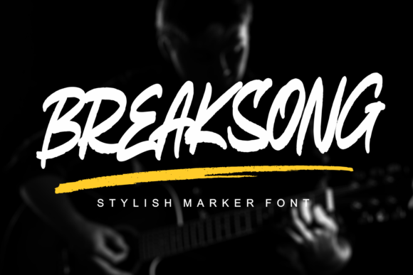 Breaksong Font: Urban Style for Modern Designs
