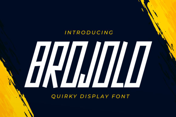 Brojolo Display Font Evaluation