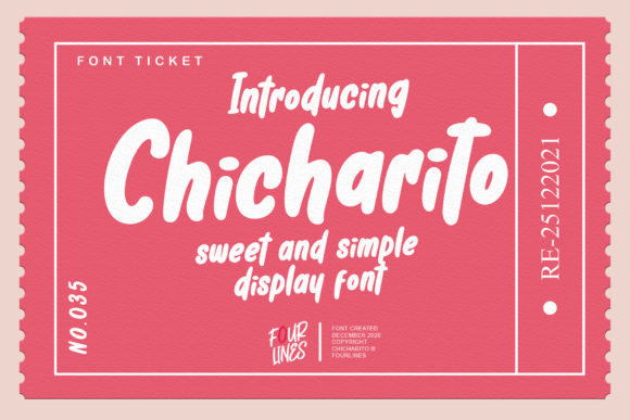 Chicharito: Elevating Your Creative Projects with a Delightful Display Font