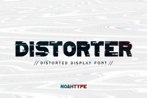 Distorter: Integrating a Distorted Display Font into Professional Design Workflows