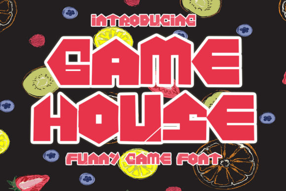 Game House: The Daring Display Font That Makes Designs Come Alive
