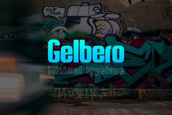 Gelbero: A Minimalist Display Font for Clean, Modern Design