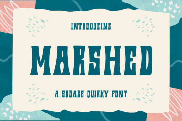 Marshed: Strategic Typography for Retro Branding and Bold Communication