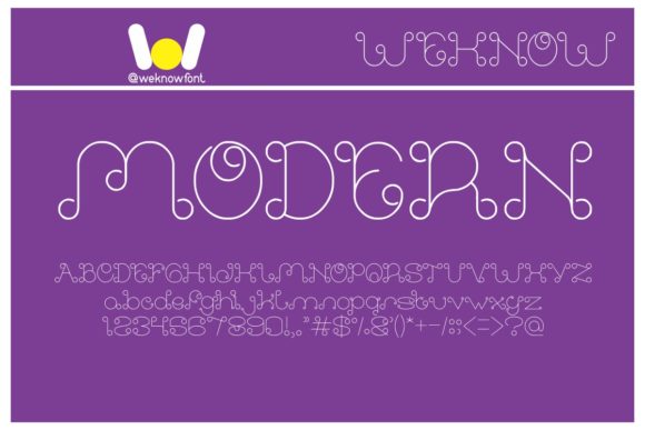 Modern: Elevating Visual Communication with a Refined Display Typeface