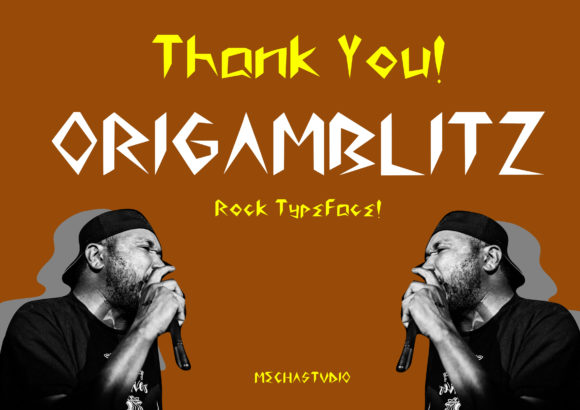 Origamblitz: The Bold Display Font for High-Impact Design