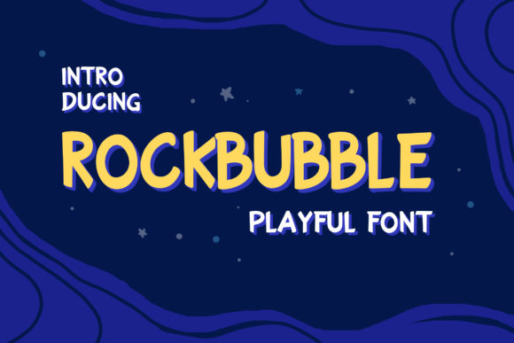 Rockbubble: The Playful Display Font for Creative Projects