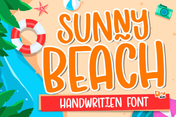 Sunny Beach: The Playful Display Font for Bright Designs