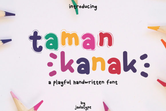 Taman Kanak: The Sweet, Friendly Display Font for Every Creative Project