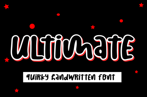 Ultimate: The Friendly Display Font for Creative Projects