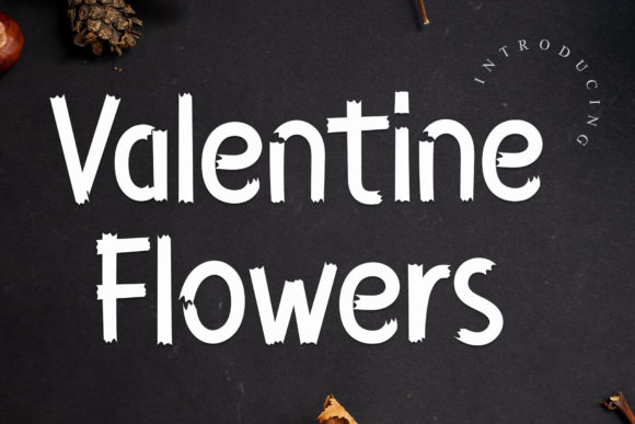 Valentine Flowers Font Evaluation