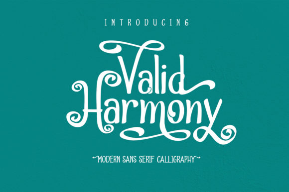 Valid Harmony Font Evaluation