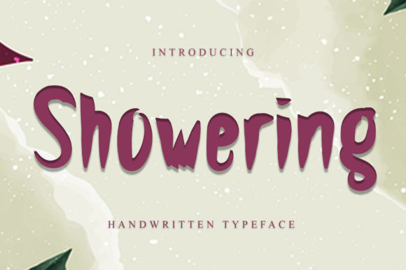 Why Showering is the Ultimate Casual Display Font for Modern Design Projects